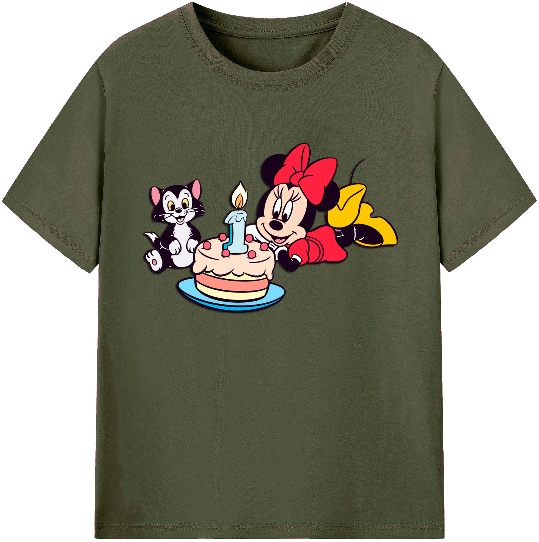 ミッキーマウス Mickey Mouse 綿100％ メンズ半袖Tシャツ｜肌触りやわらか＆通気性